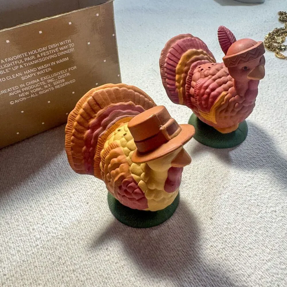 Vintage Avon Turkey Twosome Salt & Pepper Shakers